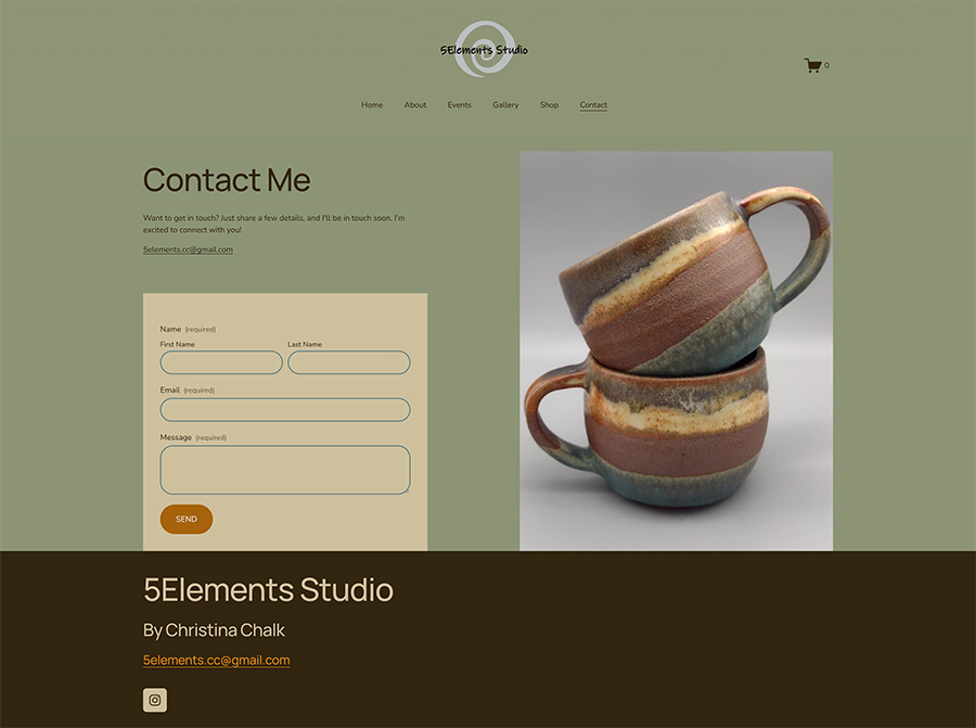 Final - Contact page